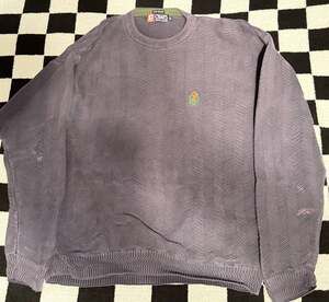 Vintage Chaps Ralph Lauren Hand Framed Herringbone Sweater XL